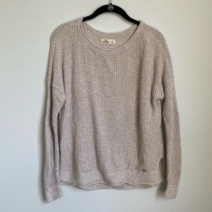 Hollister Beige Knit Sweater